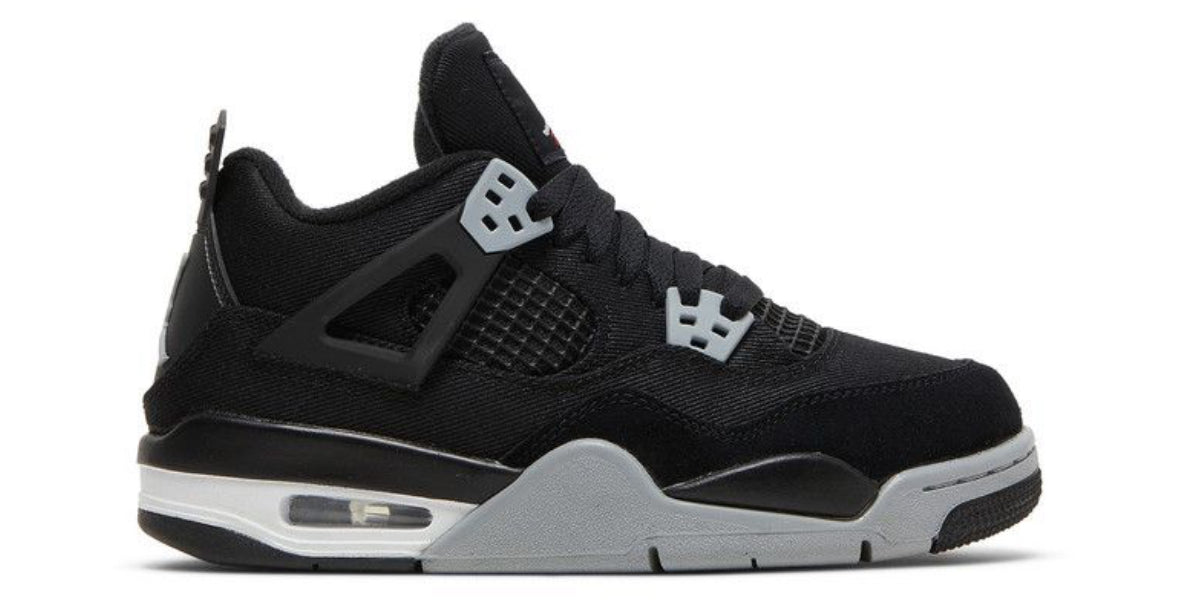 Jordan 4 Black Canvas GS