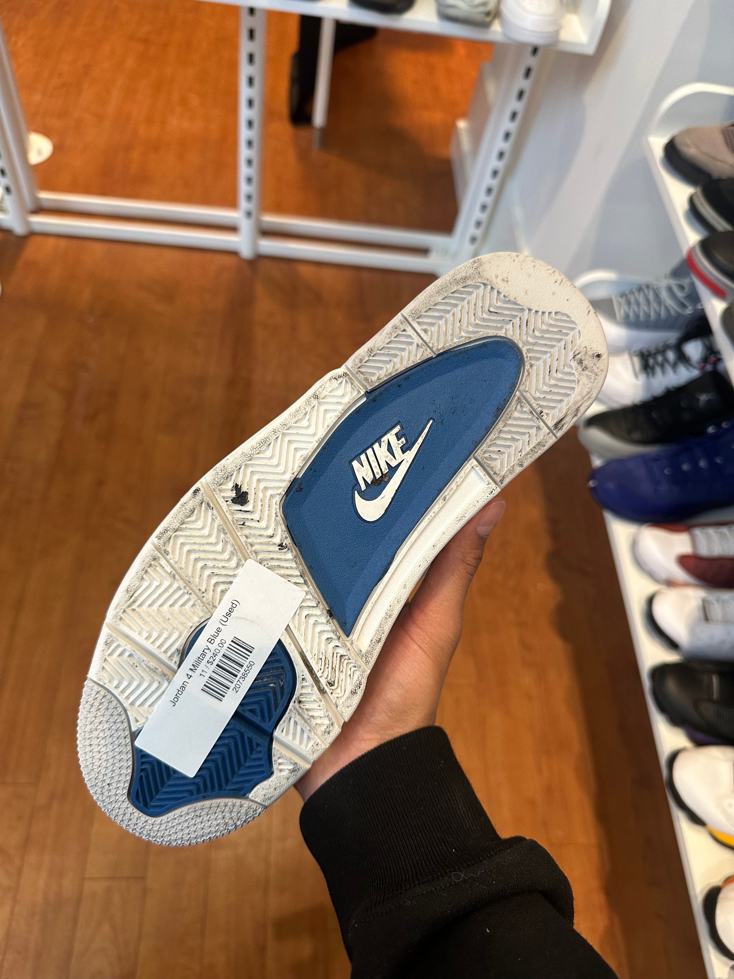 Jordan 4 Military Blue (Used)
