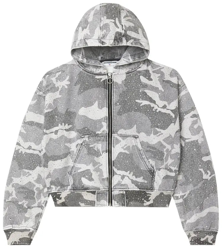 Vale Forever Crystal Camo Zip Up