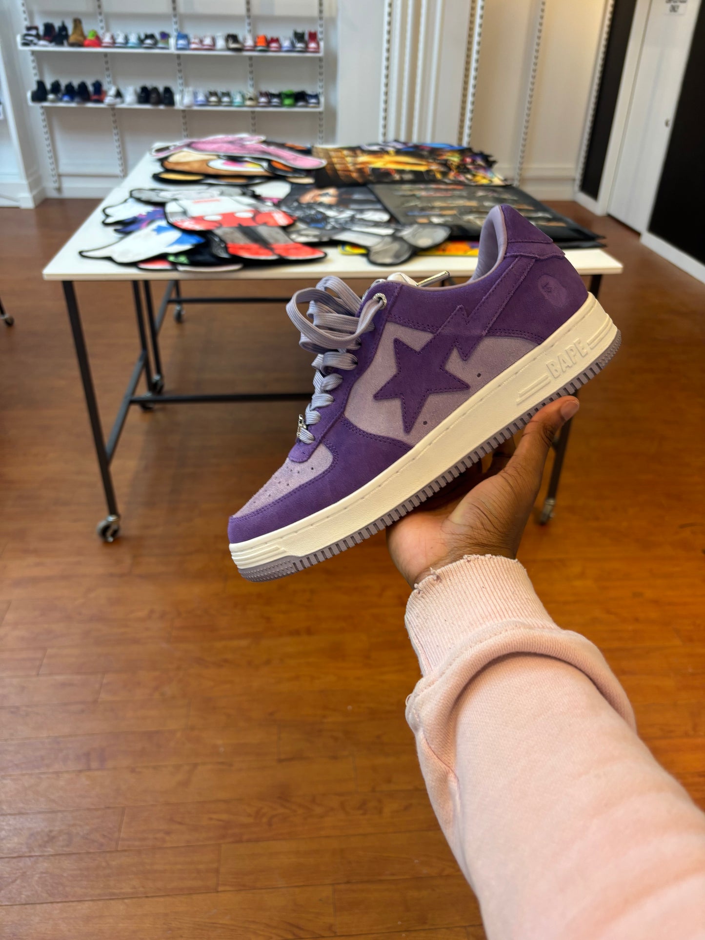 Bapesta #3 L Purple (Used)