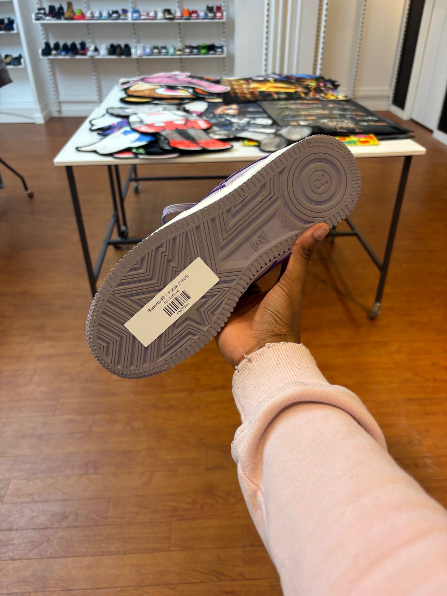 Bapesta #3 L Purple (Used)