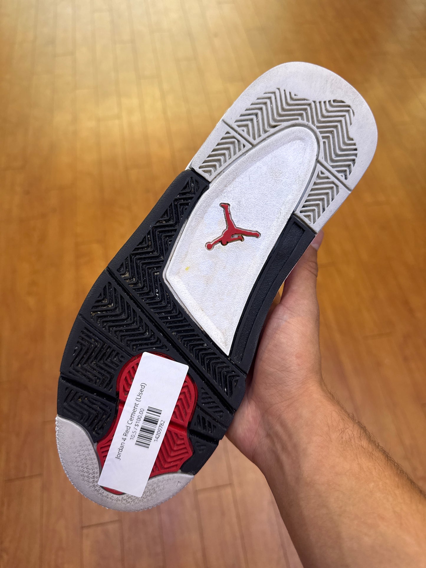 Jordan 4 Red Cement (Used)