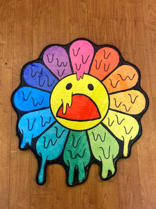 MURAKAMI Slimy Rainbow Rug
