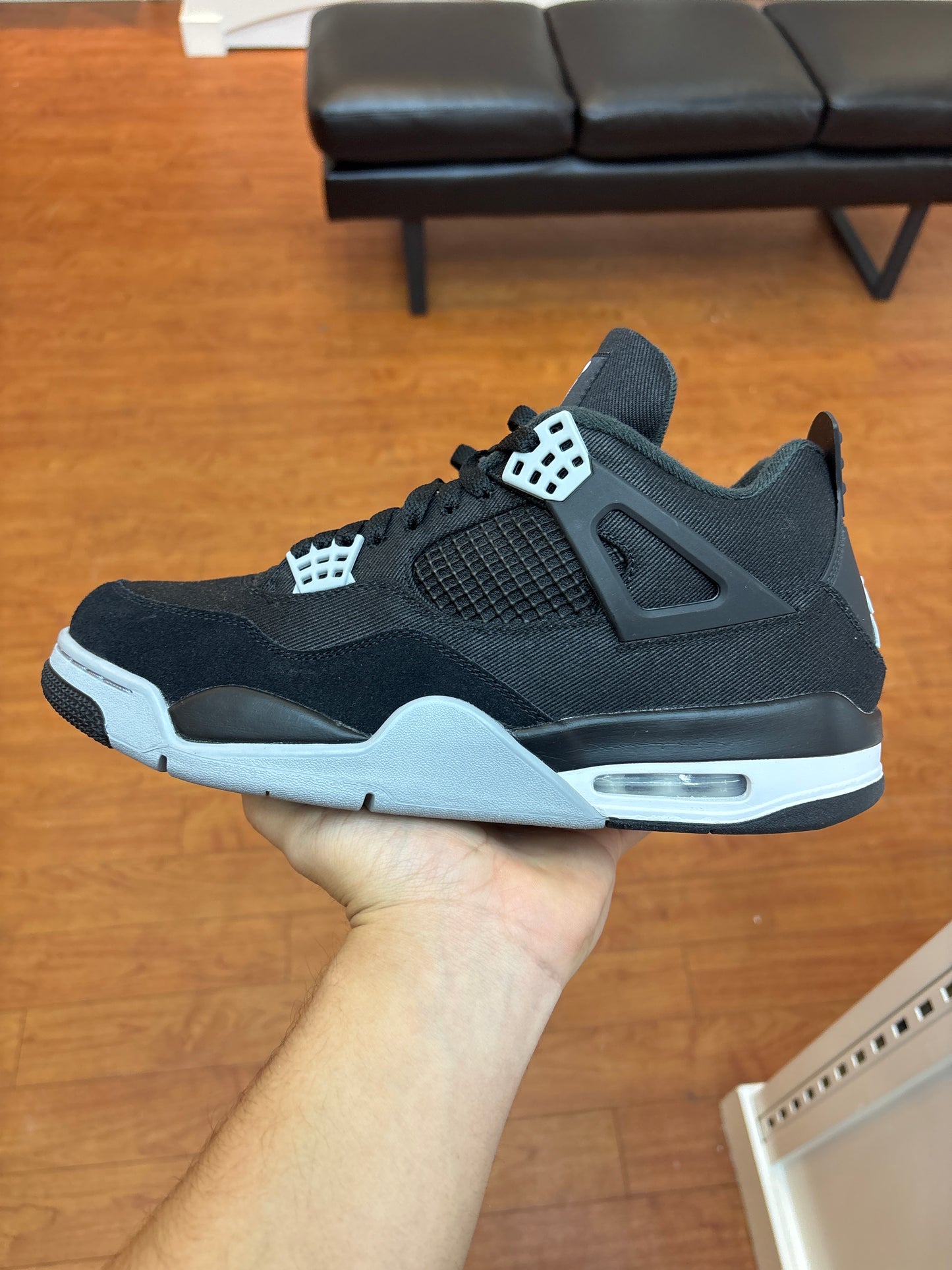 Jordan 4 Black Canvas (Used)