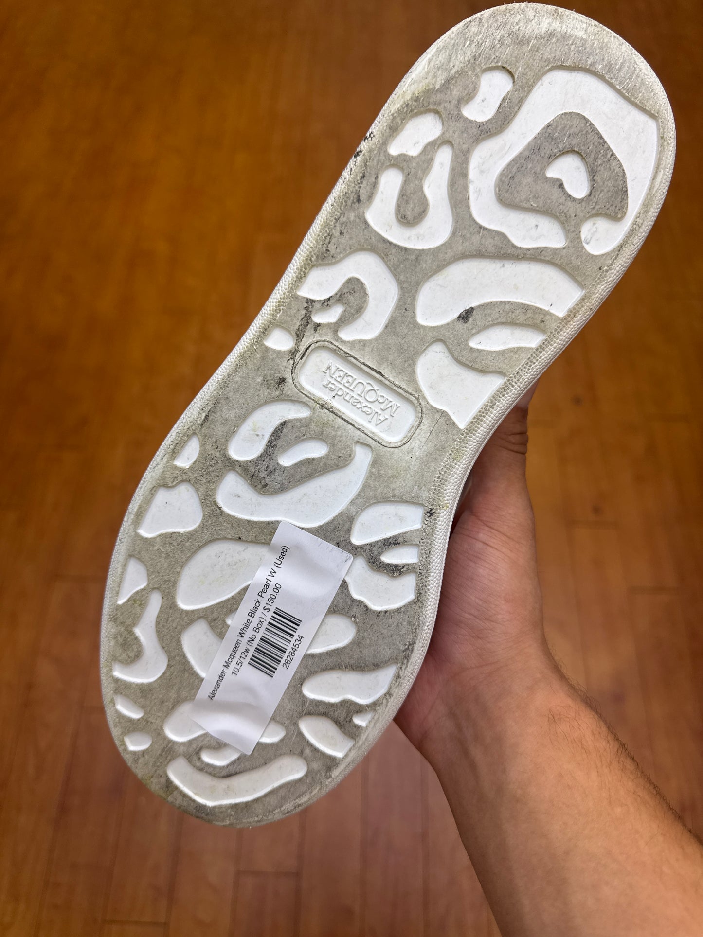 Alexander Mcqueen White Black Pearl W (Used)