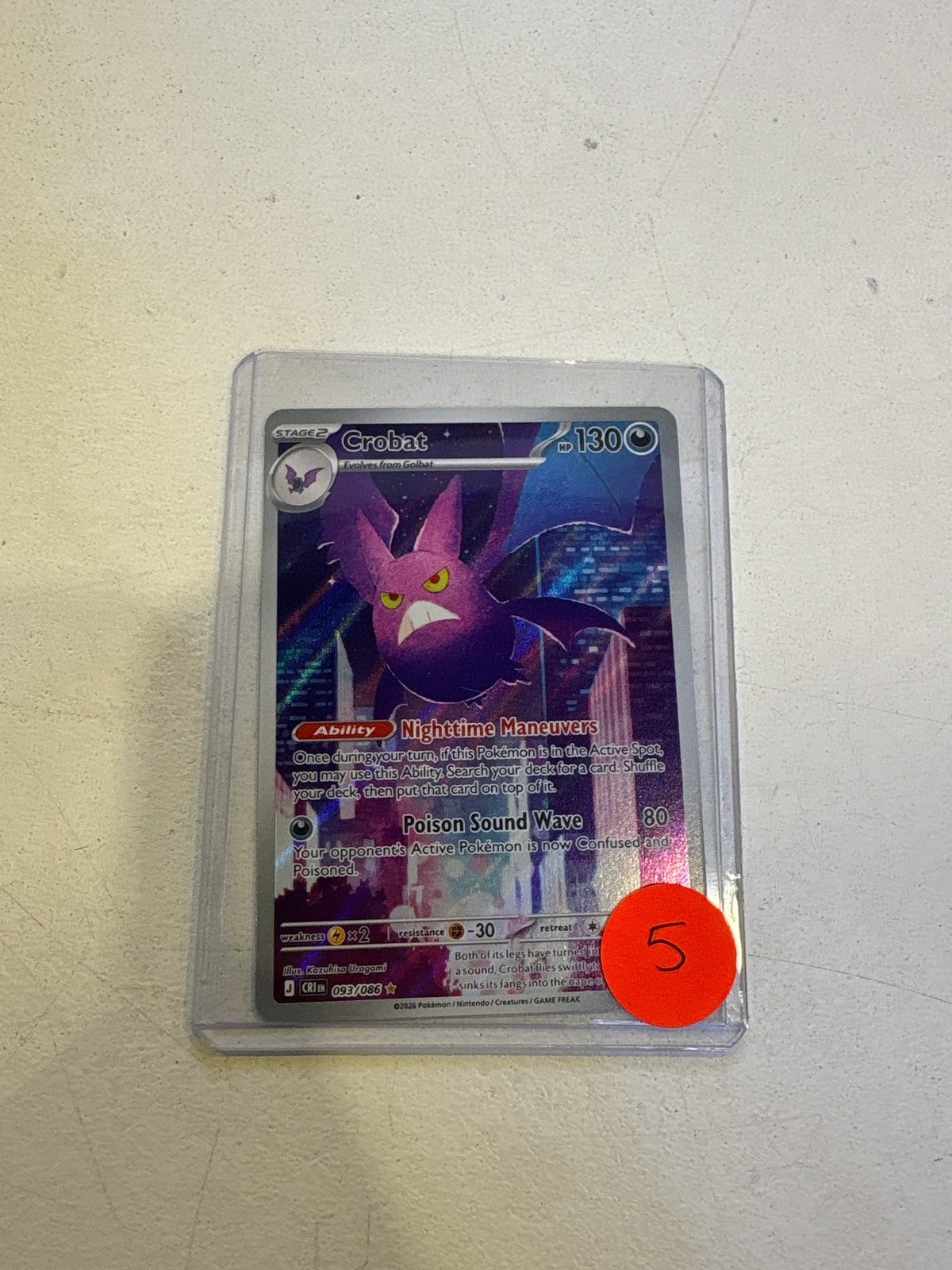 Crobat Pokemon Card