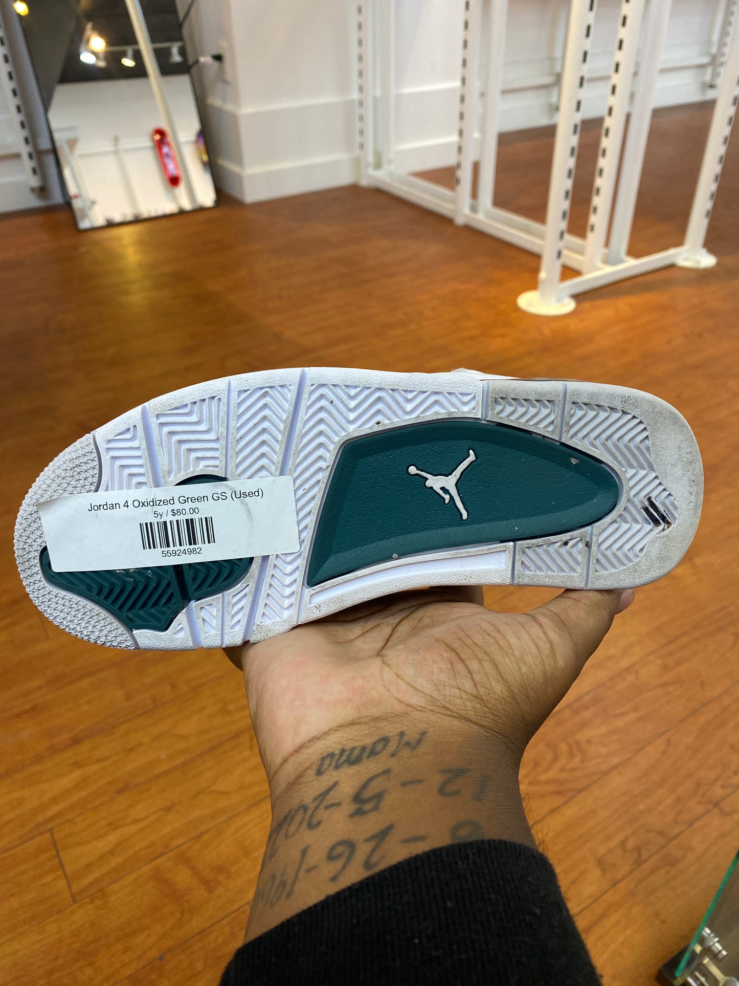 Jordan 4 Oxidized Green GS (Used)