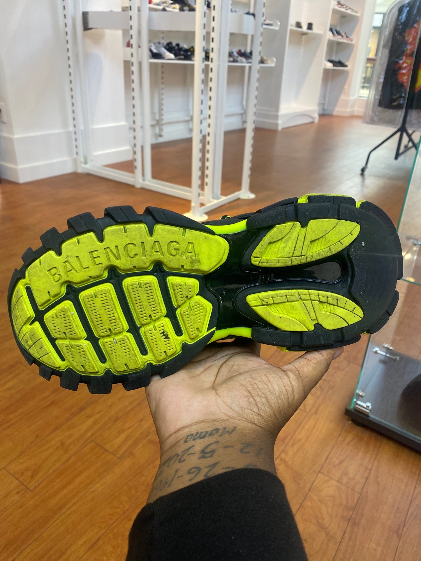 Balenciaga Track Sneaker Black Yellow (Used)