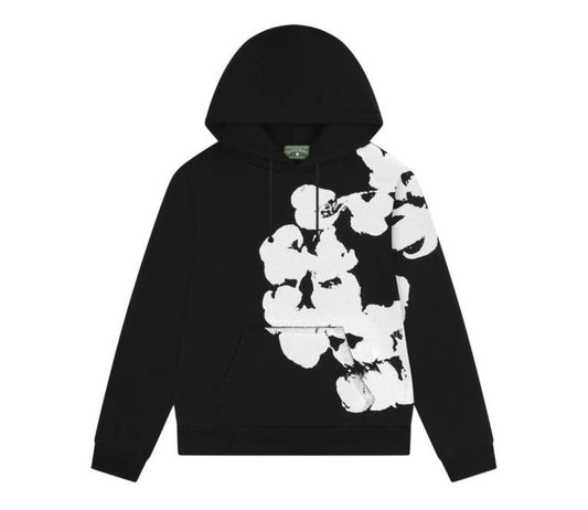 Denim Tears Big Cotton Black Hoodie