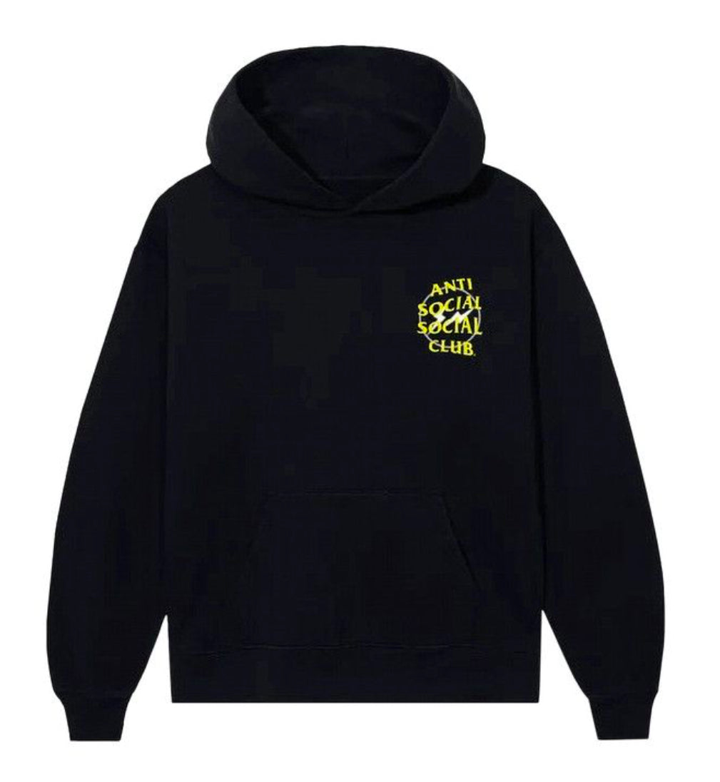 Anti Social Club x Fragment Yellow Hoodie