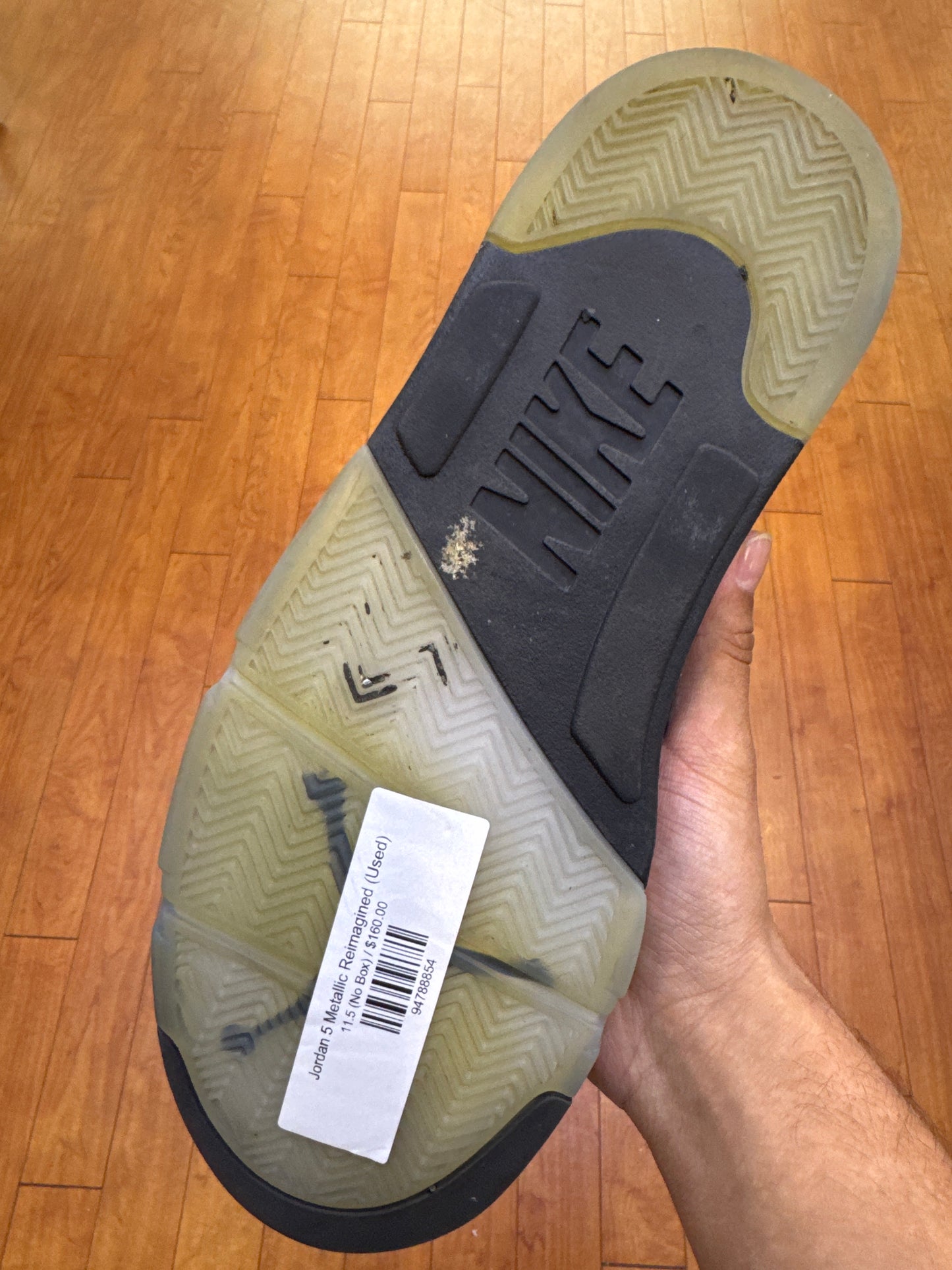 Jordan 5 Metallic Reimagined (Used)