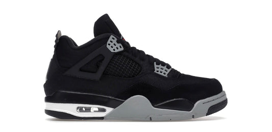 Jordan 4 Black Canvas