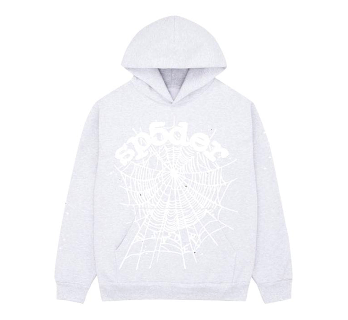 Sp5der OG Web Heather Grey Hoodie