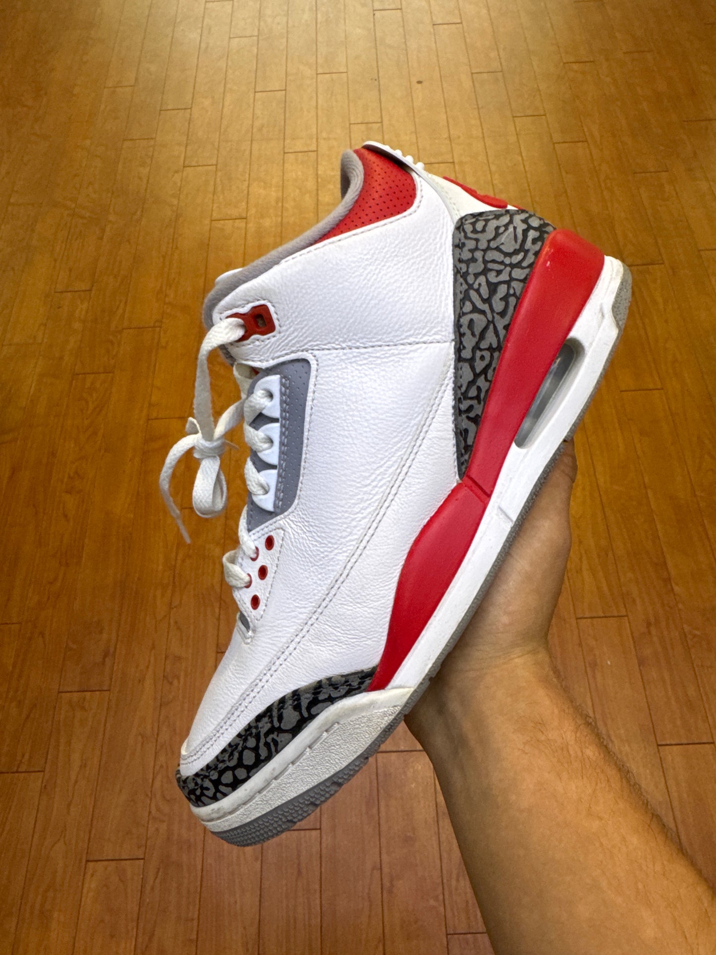 Jordan 3 Fire Red (Used)
