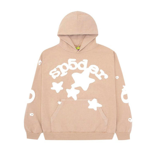 Sp5der Sand Beluga Hoodie