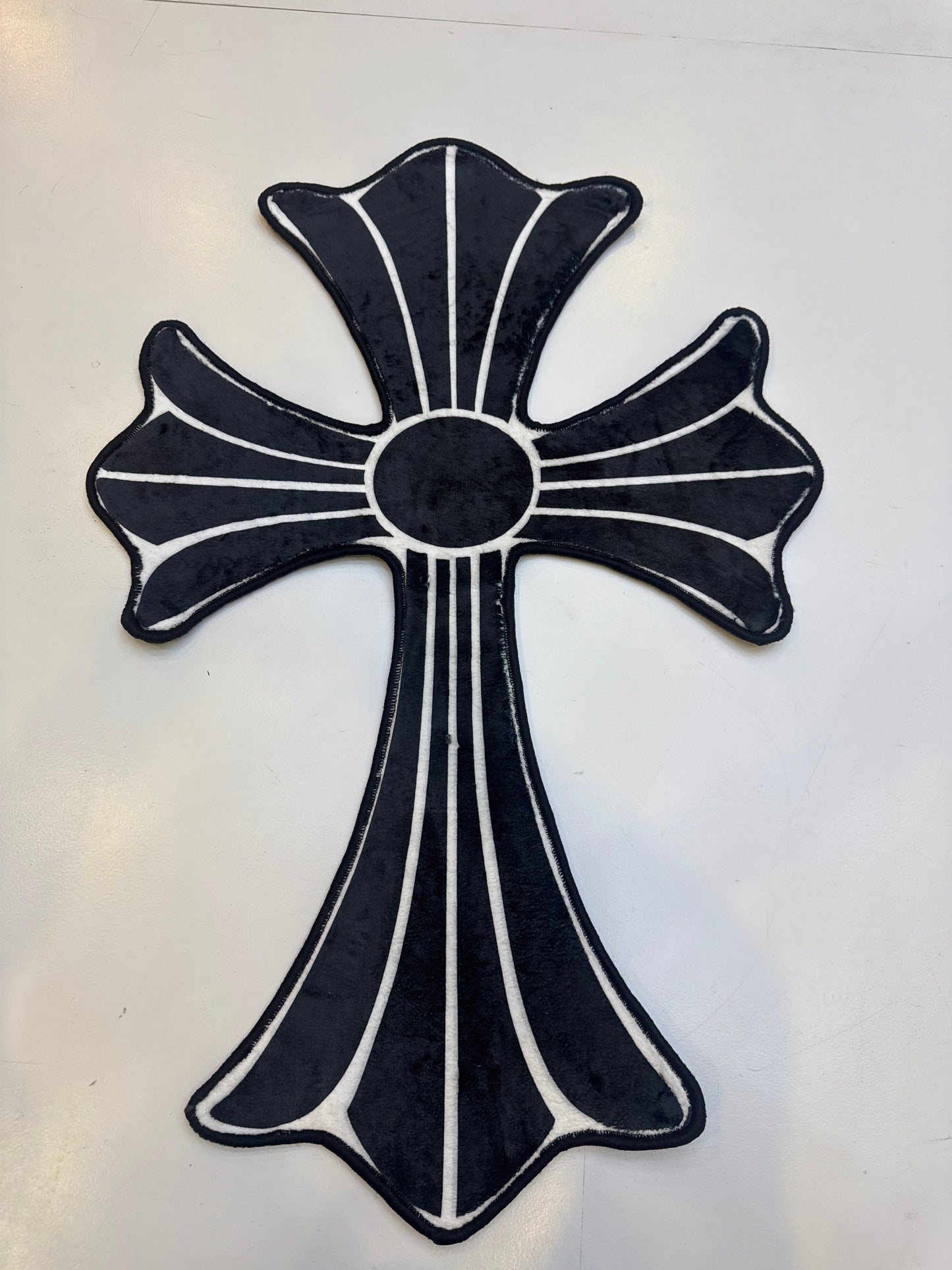 Chrome Hearts Cross Black Rug