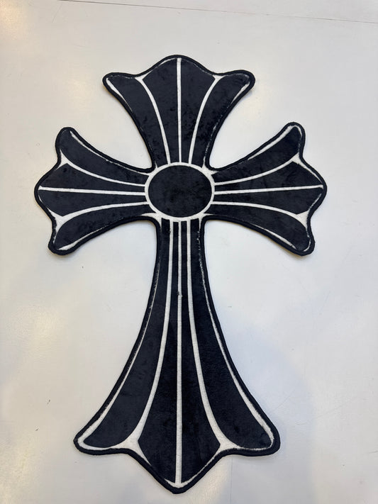 Chrome Hearts Cross Black Rug