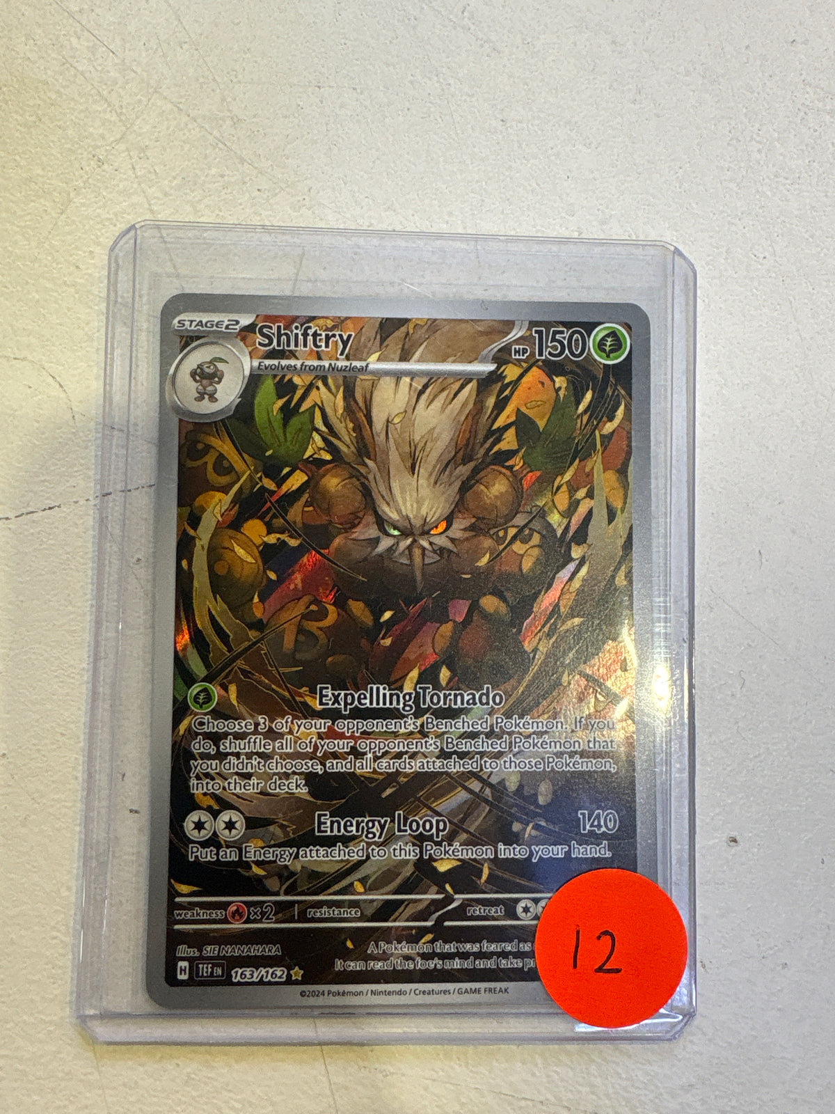 Shiftry Pokemon Card