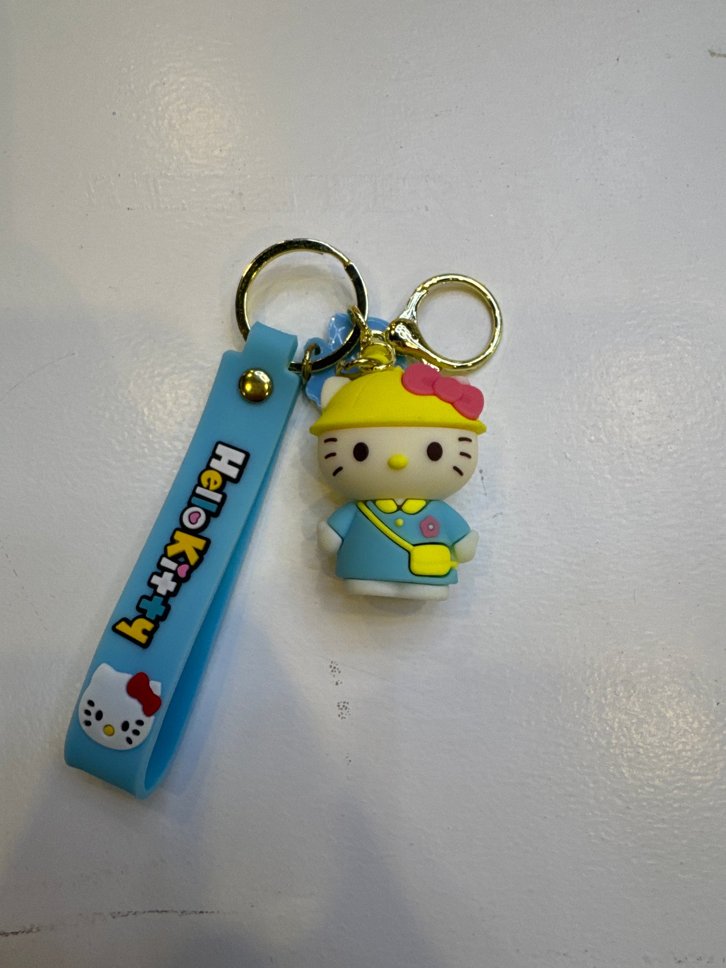 Hello Kitty Keychain Yellow Hat