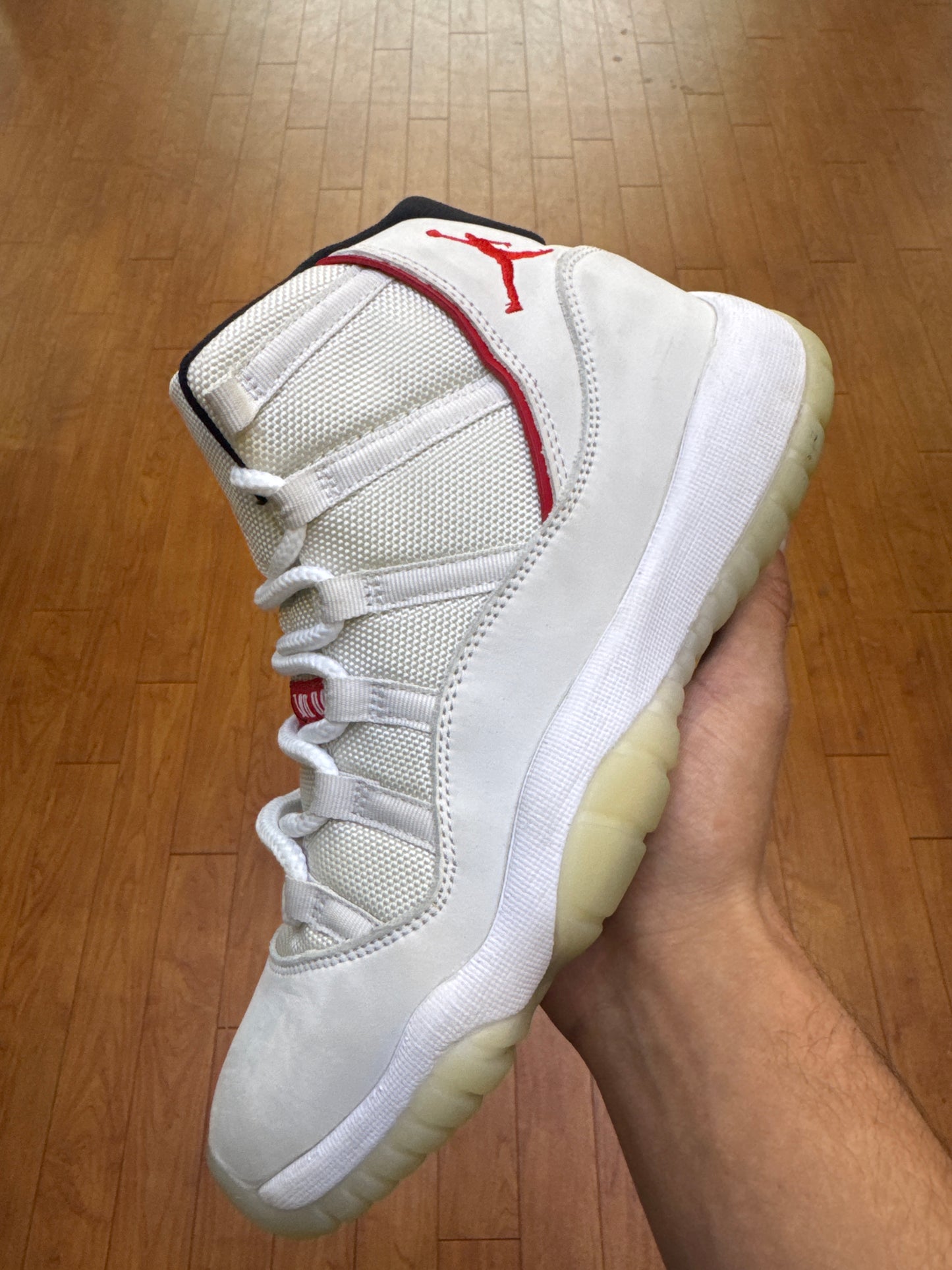 Jordan 11 High Platinum Tint GS (Used)