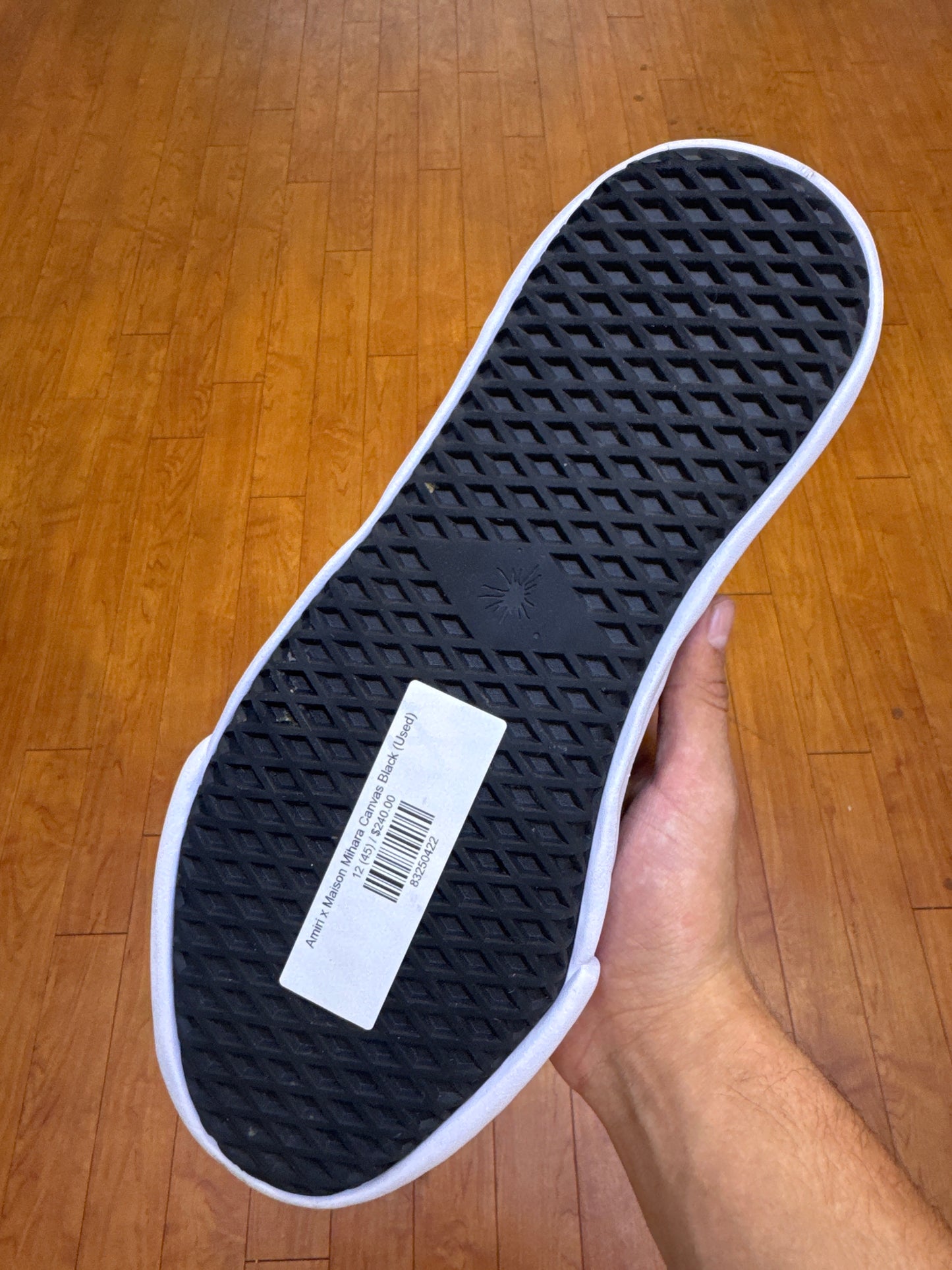 Amiri x Maison Mihara Canvas Black (Used)