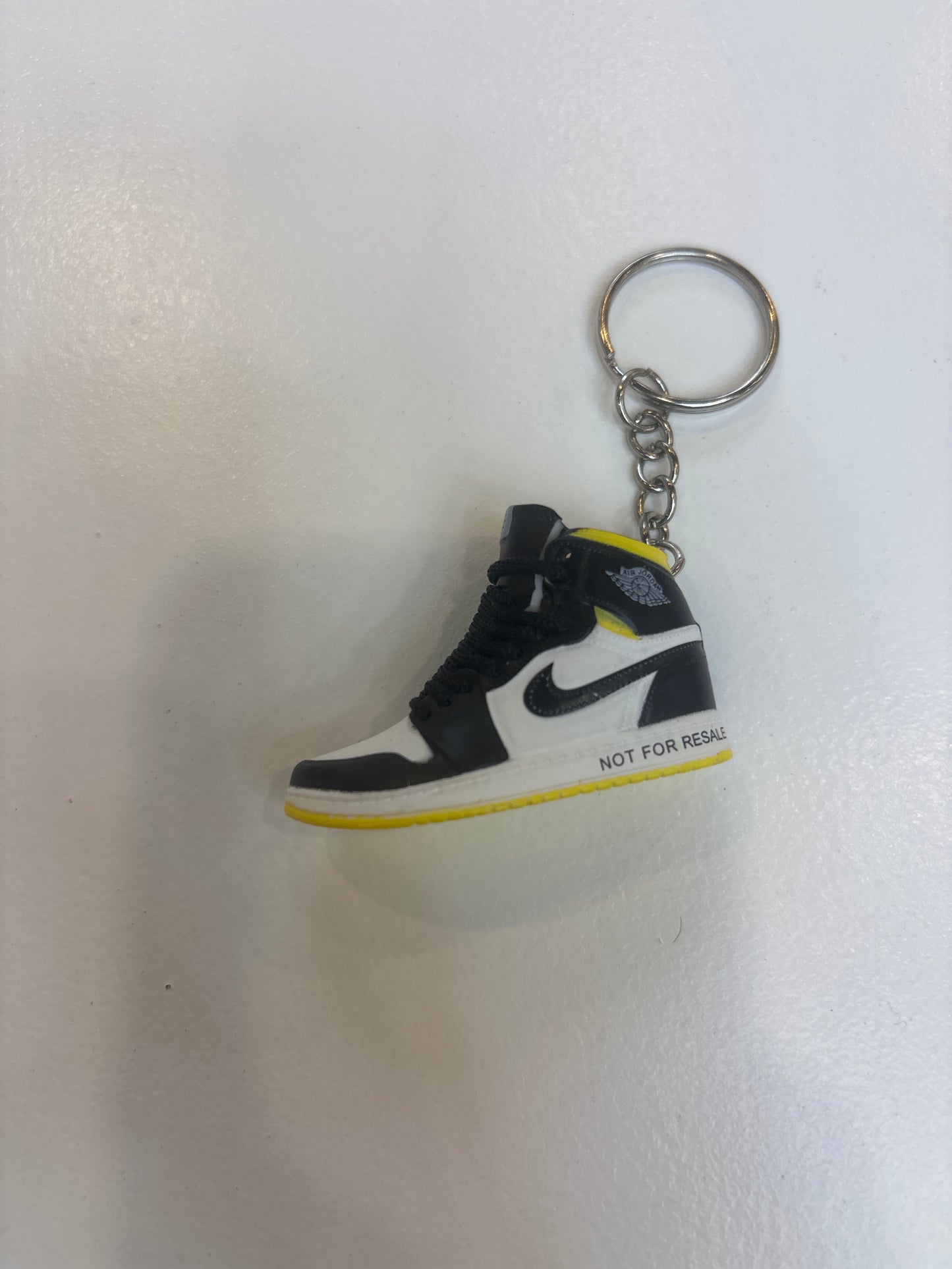 Jordan 1 High Not For Resale Yellow Keychain