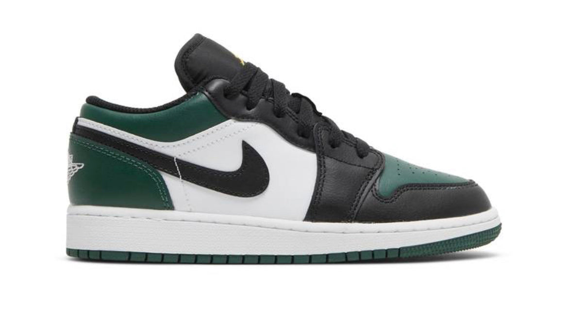 Jordan 1 Low Green Toe Gs