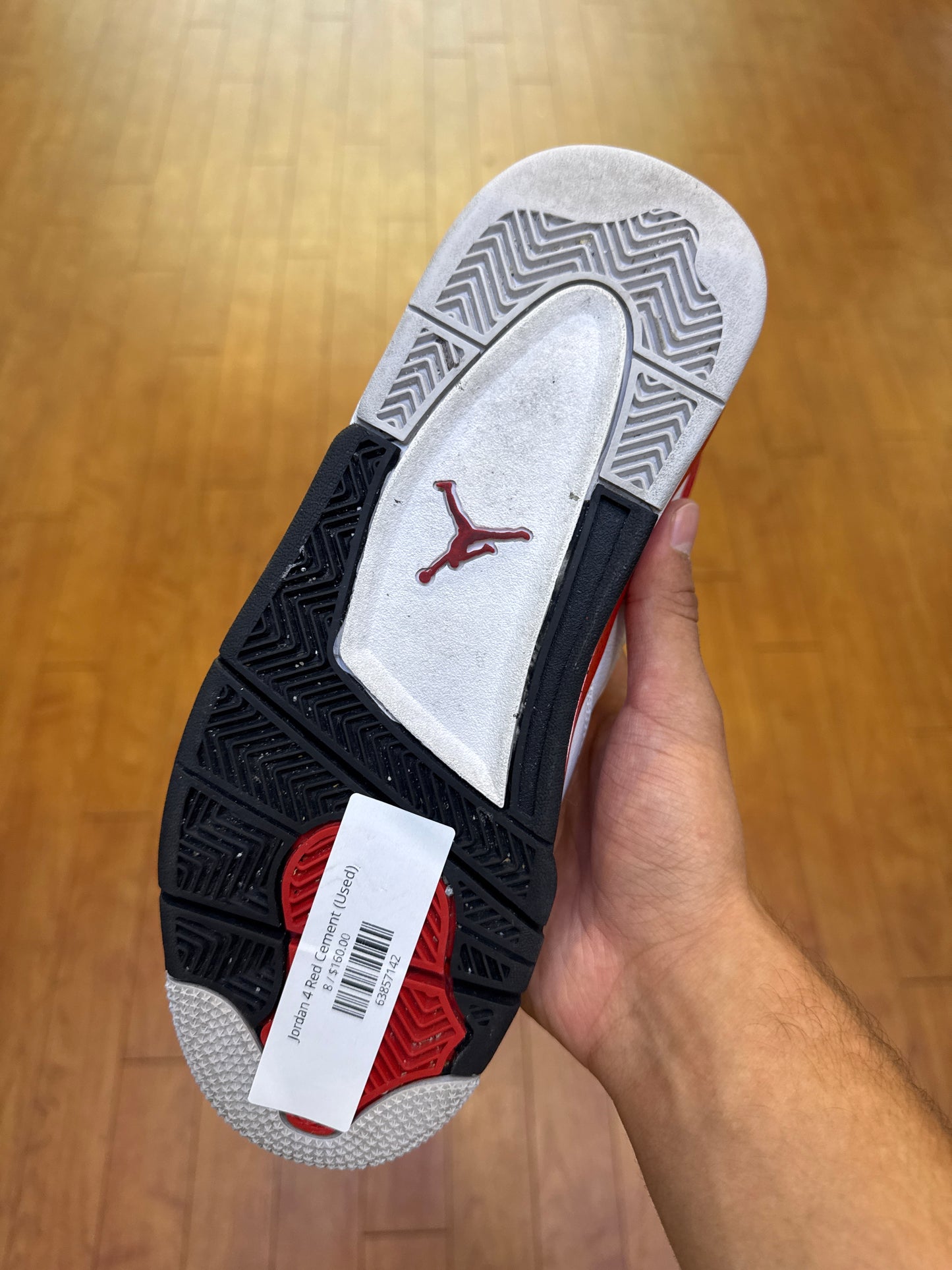 Jordan 4 Red Cement (Used)