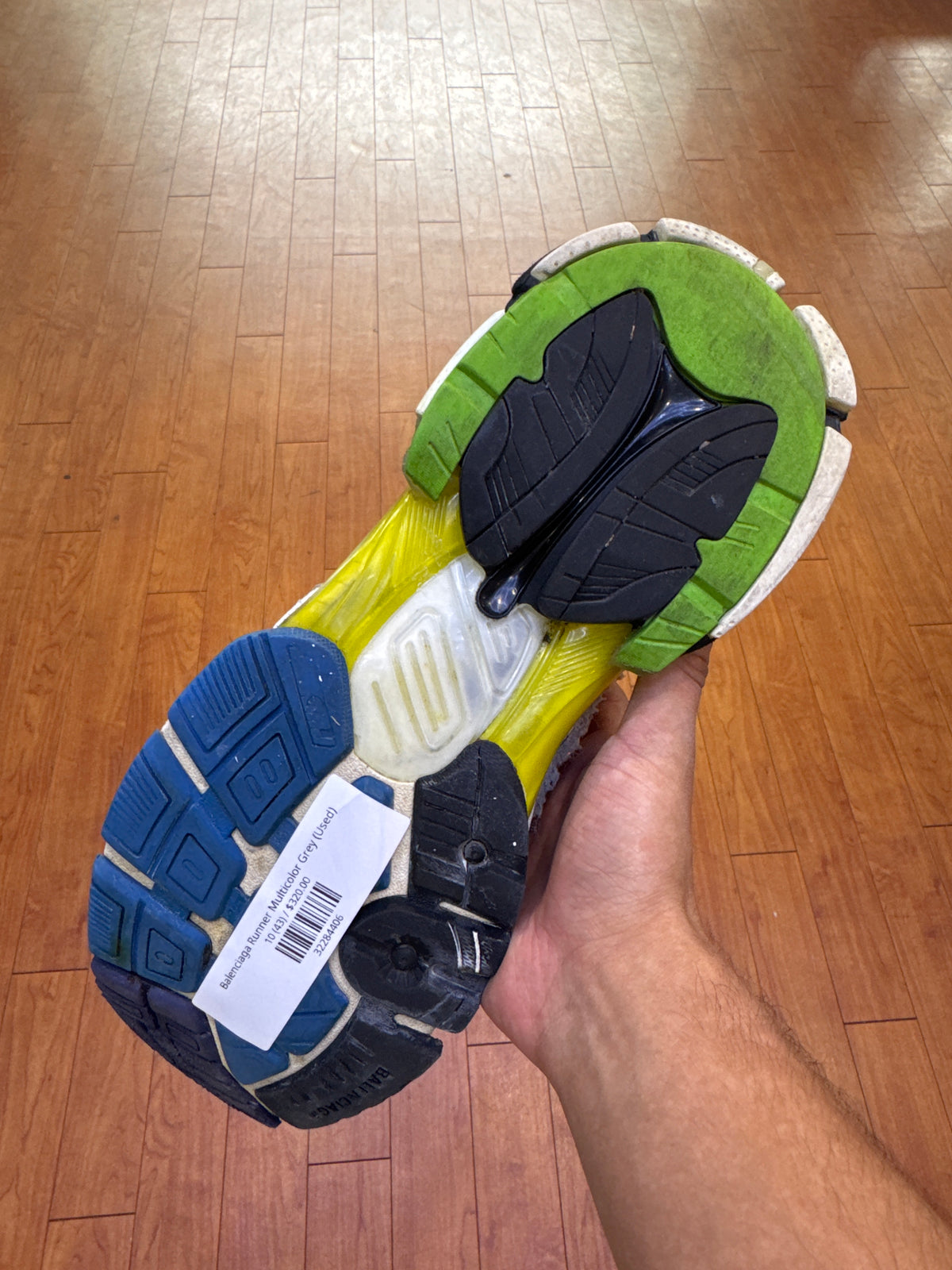 Balenciaga Runner Multicolor Grey (Used)