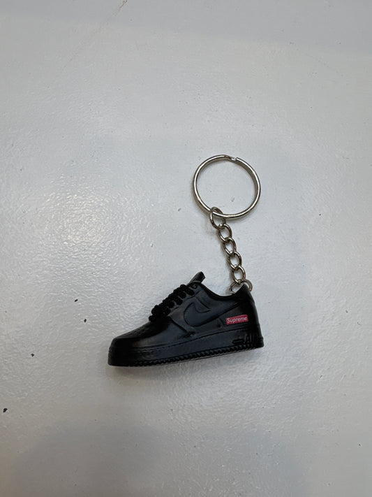 Air Force 1 Supreme Black Keychain