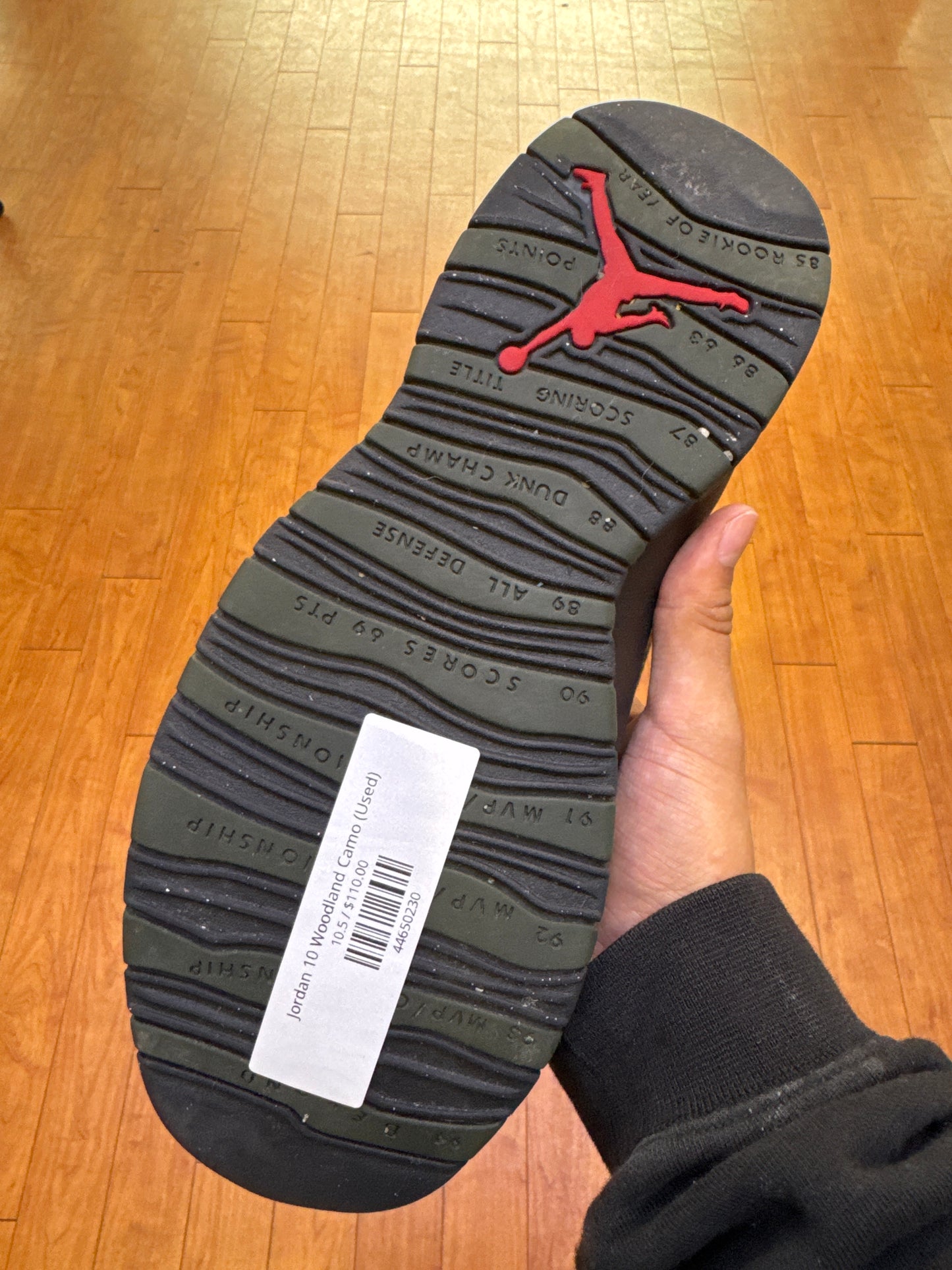 Jordan 10 Woodland Camo (Used)