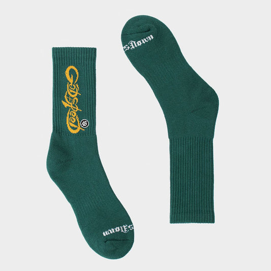 Godspeed New Age Logo Green Socks
