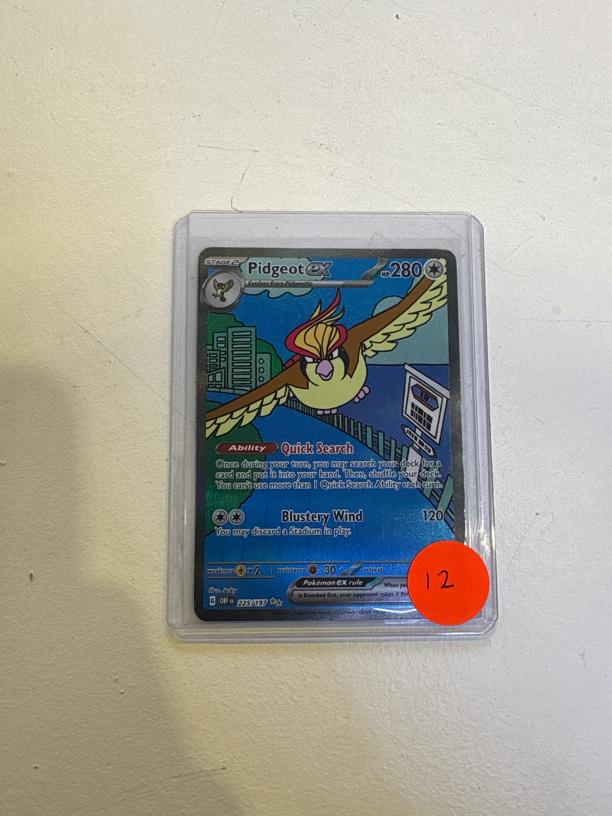 Pidgeot EX Pokemon Card