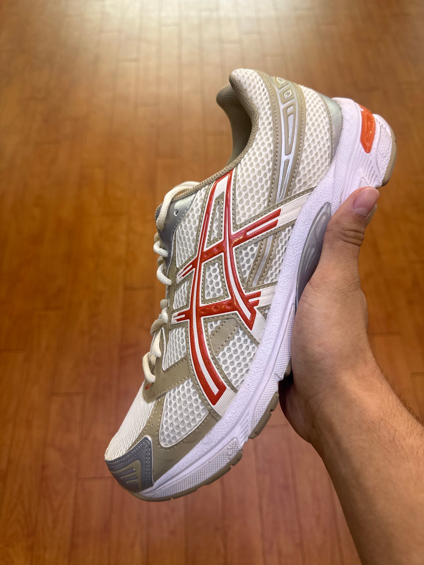 Asics Gel 1130 Cream Vermallion Tomato (Used)
