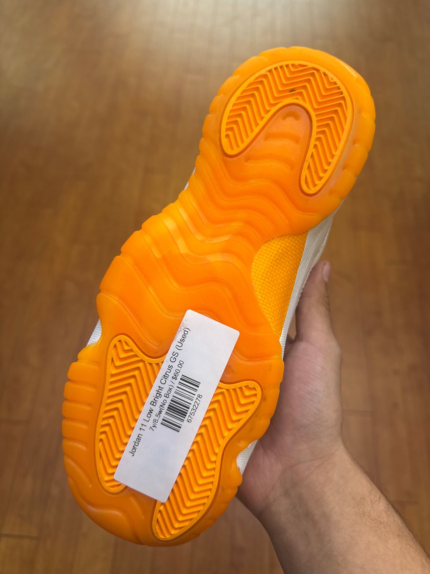 Jordan 11 Low Bright Citrus W (Used)