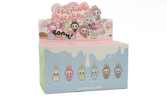 Labubu Tasty Exciting Macarons Face Sealed Case (6 Blind Boxes)
