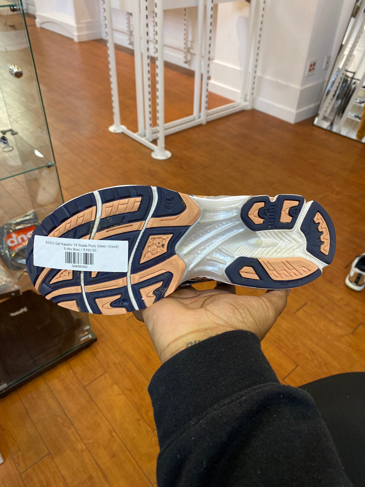 ASICS Gel Kayano 14 Sepia Pure Silver (Used)