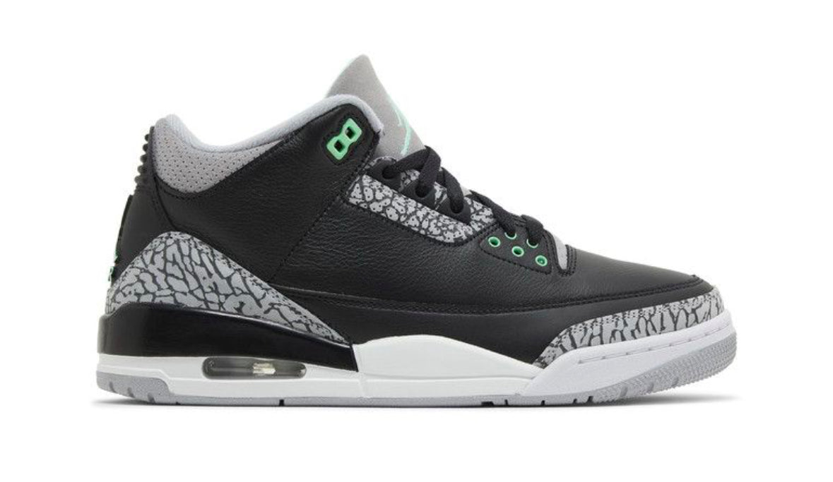 Jordan 3 Green Glow