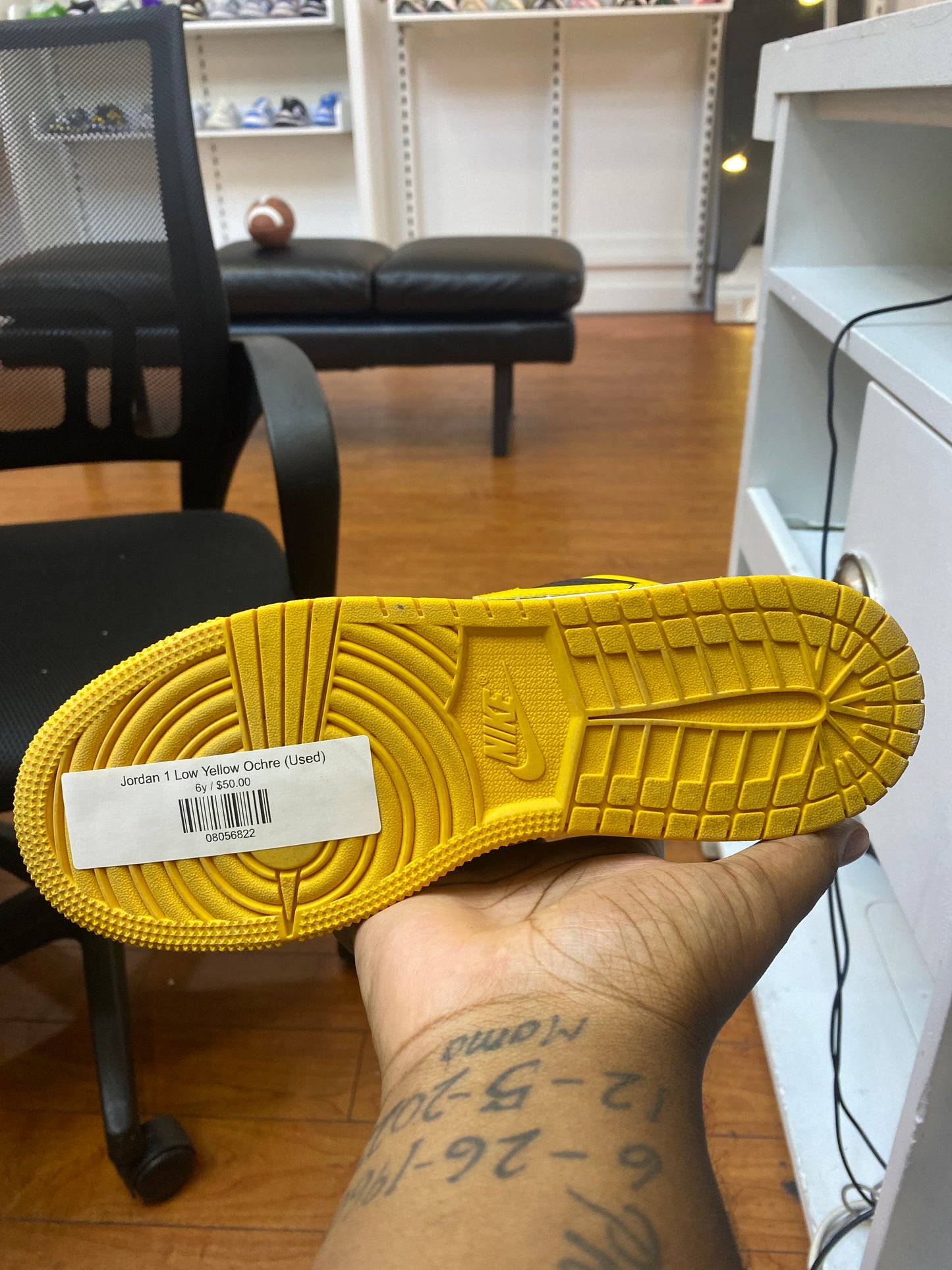Jordan 1 Low Yellow Ochre GS (Used)