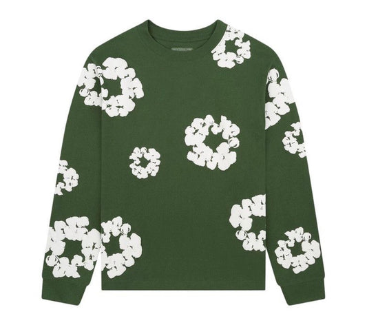 Denim Tears Green Long Sleeve