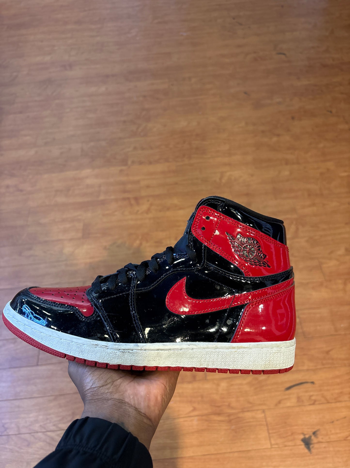 Jordan 1 High Patent Bred (Used)