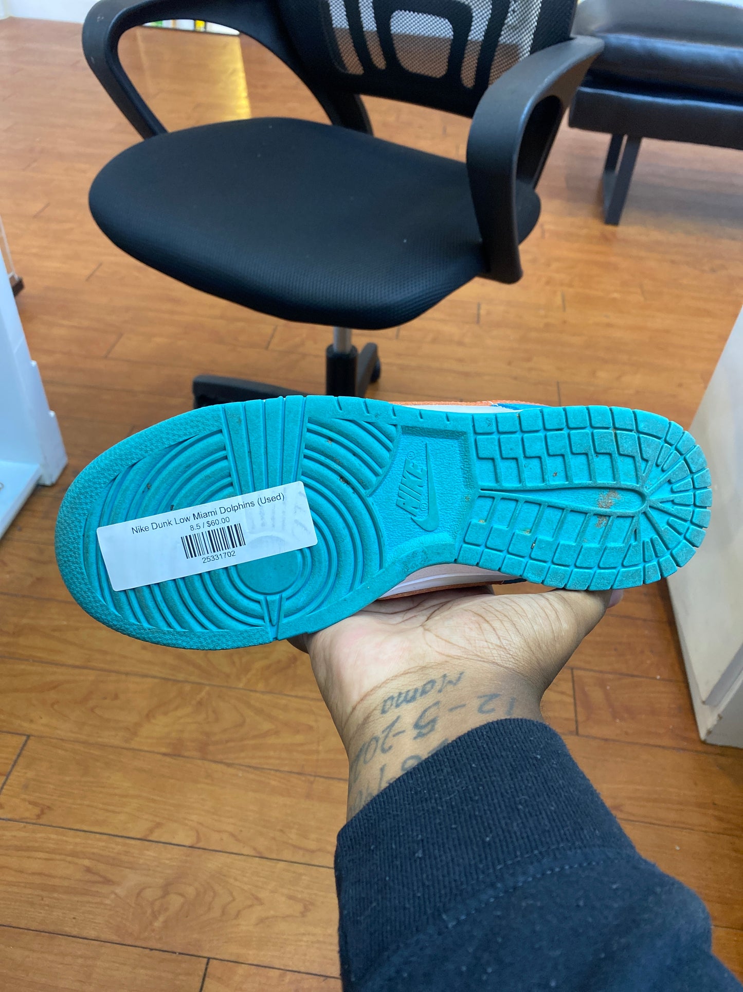 Nike Dunk Low Miami Dolphins (Used)