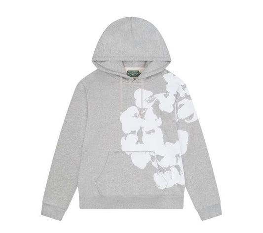 Denim Tears Big Cotton Grey Hoodie