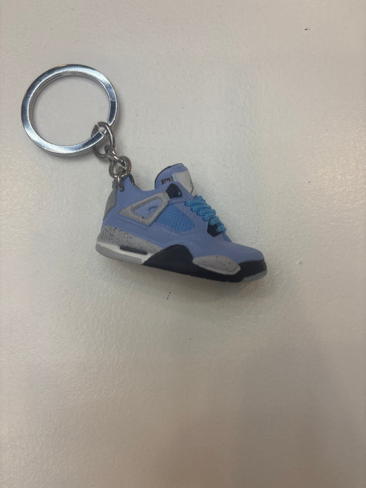 Jordan 4 UNC Keychain