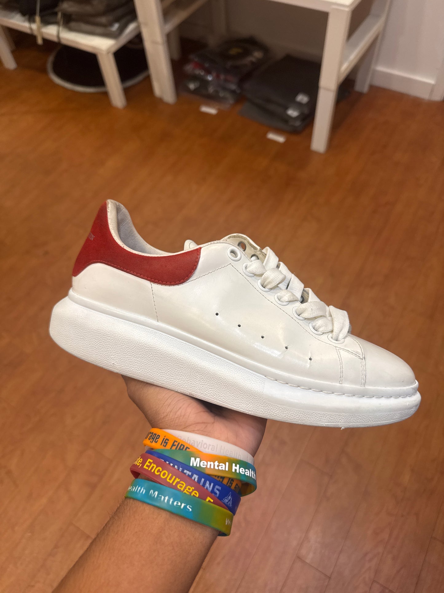 Alexander McQueen Oversized White & Red (Used)