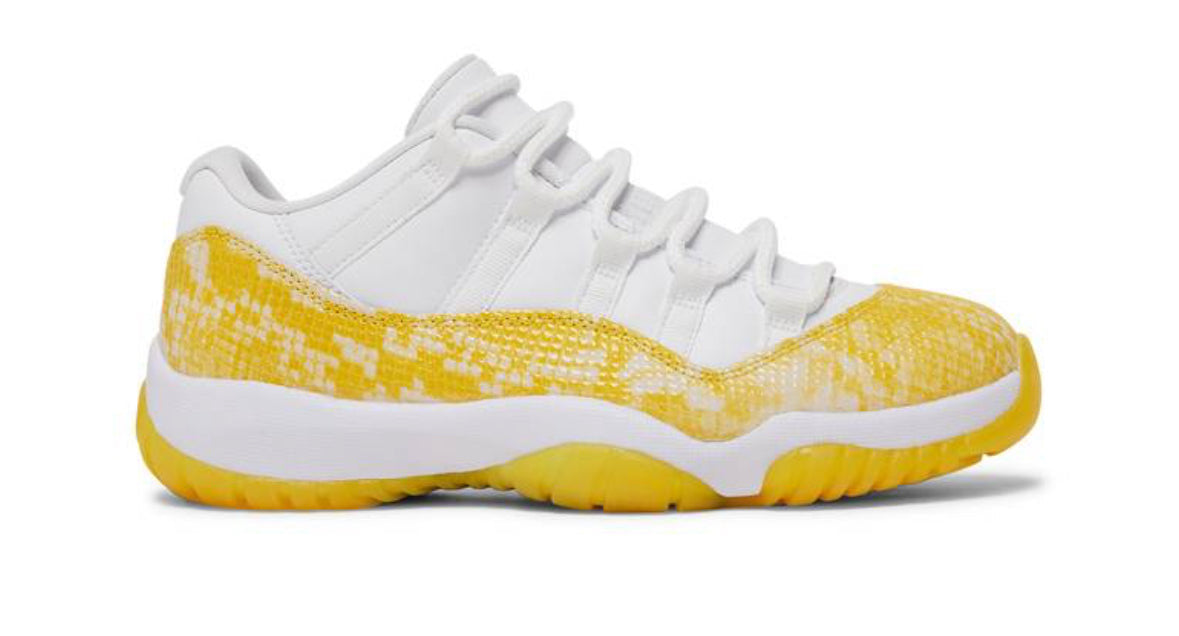 Jordan 11 Low Yellow Snakeskin W