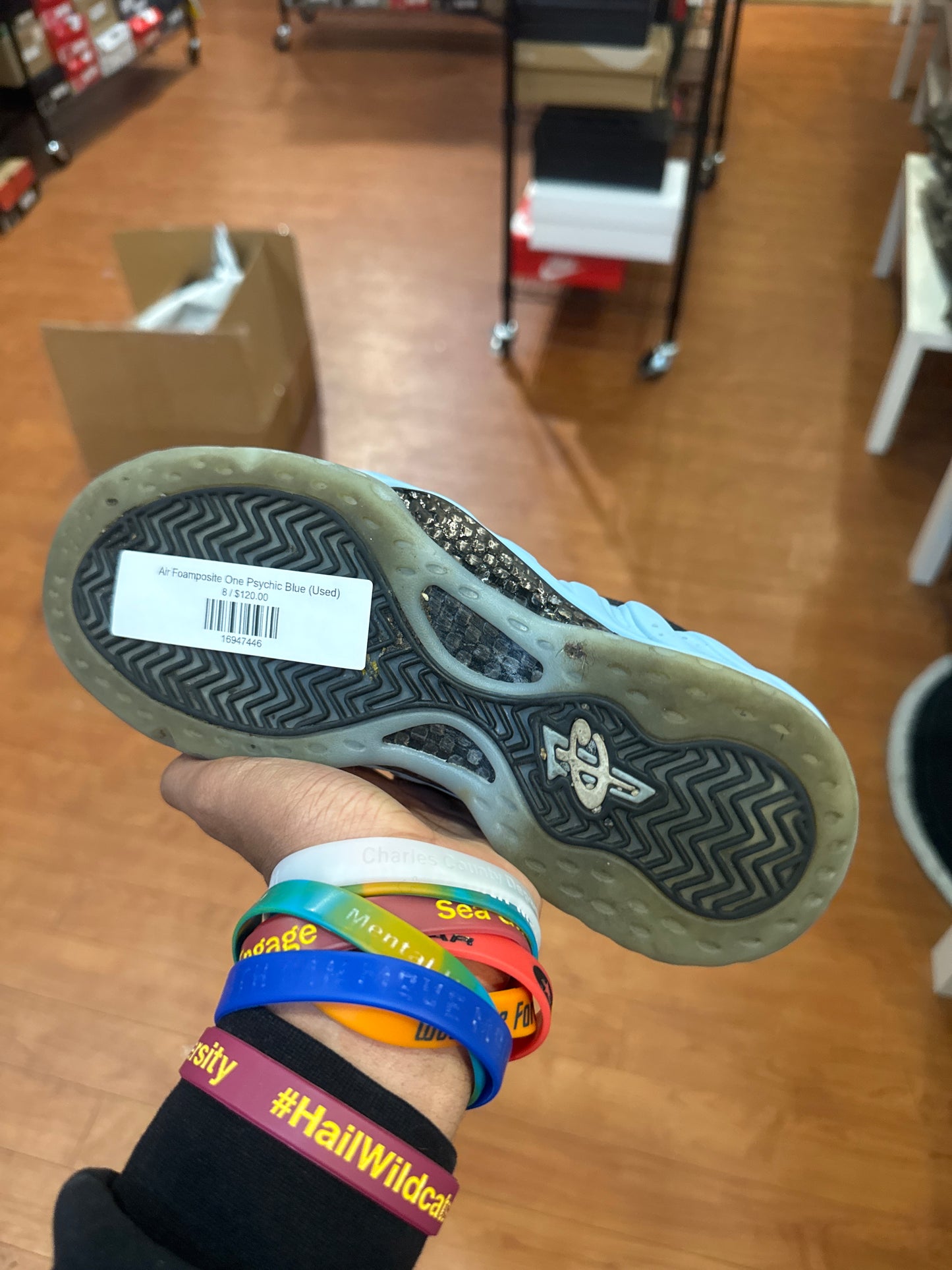 Air Foamposite One Psychic Blue (Used)