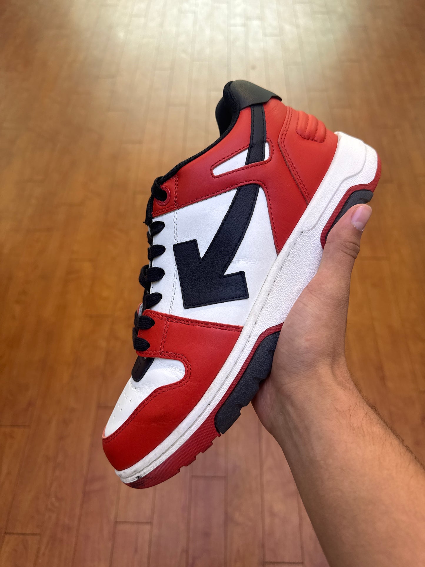 Off White Out Of Office Red White Black (Used)