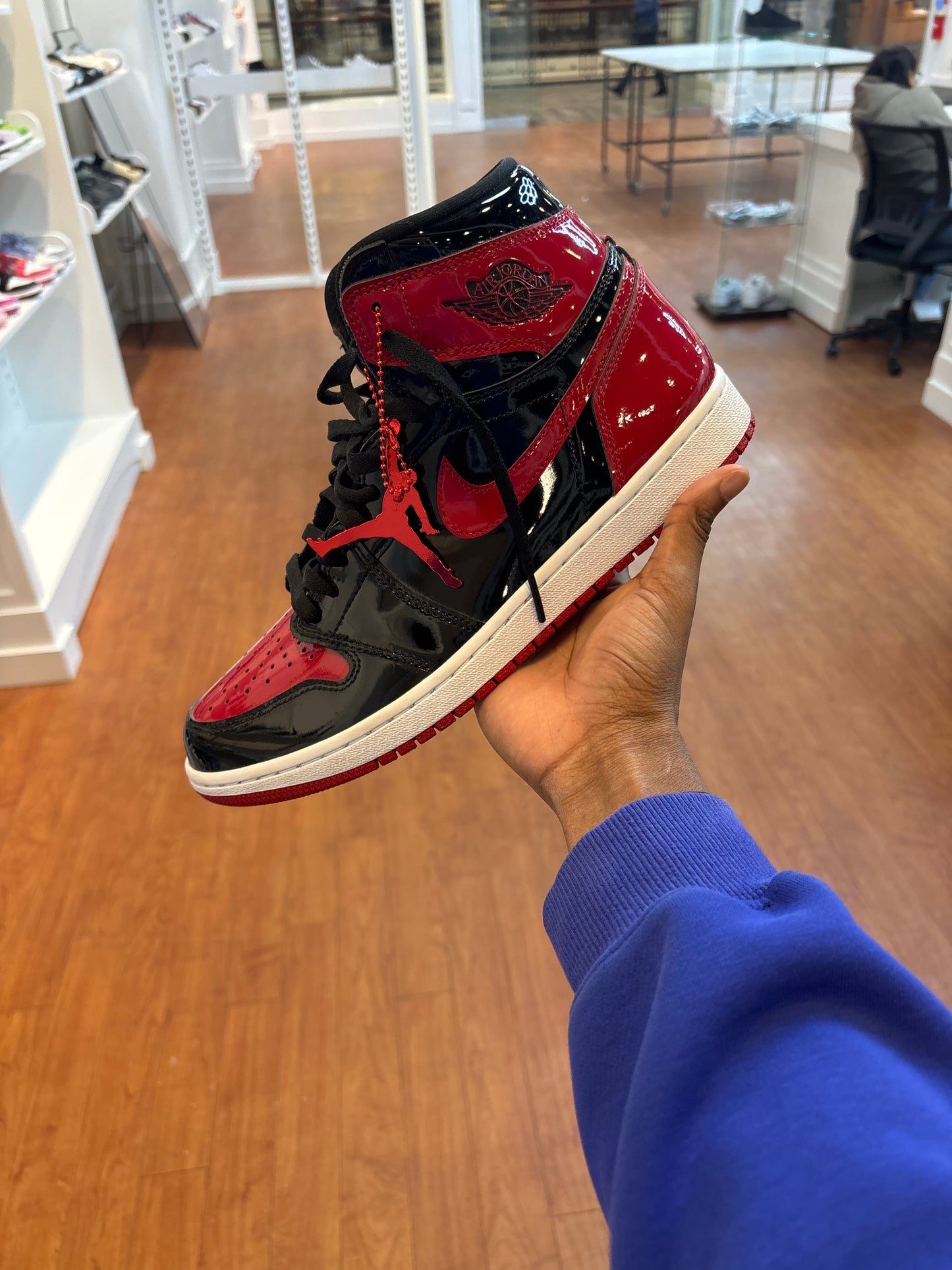 Jordan 1 High Patent Bred (Used)