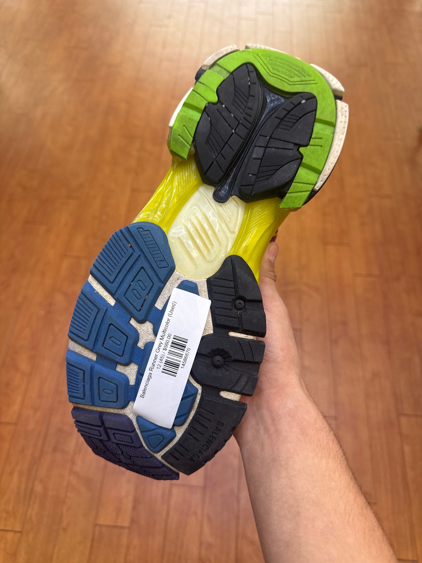 Balenciaga Runner Grey Multicolor (Used)